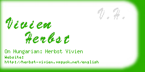 vivien herbst business card